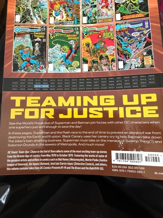 DC Comics Team-Ups Graphic Novel - Blue, Red, Yellow Cover - Picture 3 of 4